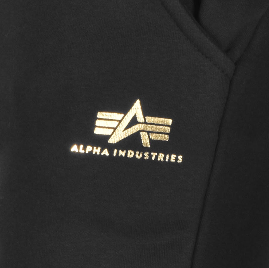 Alternative Image for ProductAlpha Industries Basic Jogging Bottoms Black3